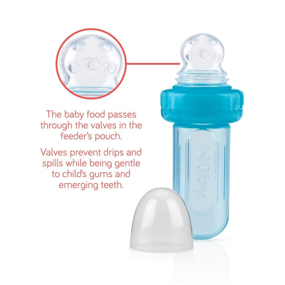 E-Z Squee-Z Silicone Baby Food Dispenser | Pink