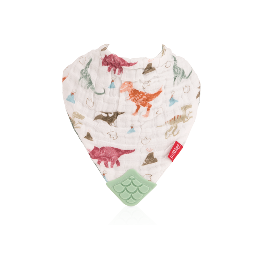 100% Natural Cotton Muslin Teething Bib