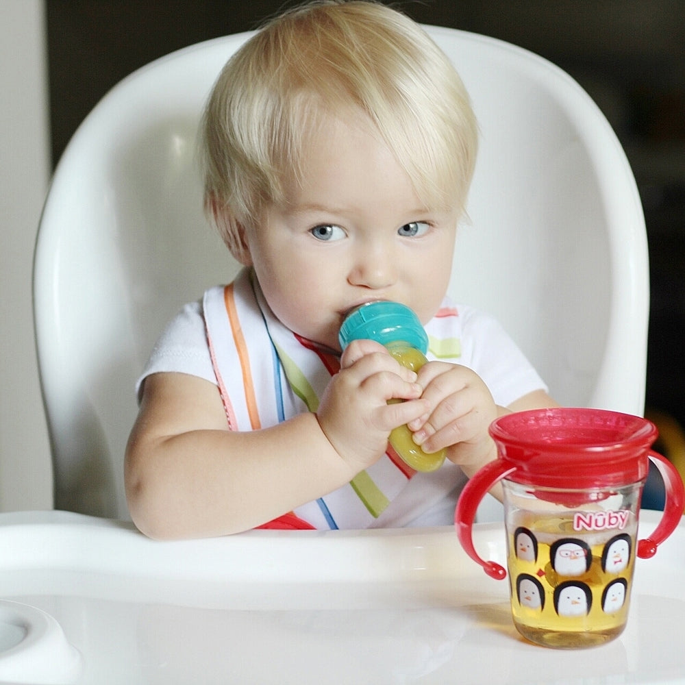 E-Z Squee-Z Silicone Baby Food Dispenser | Blue