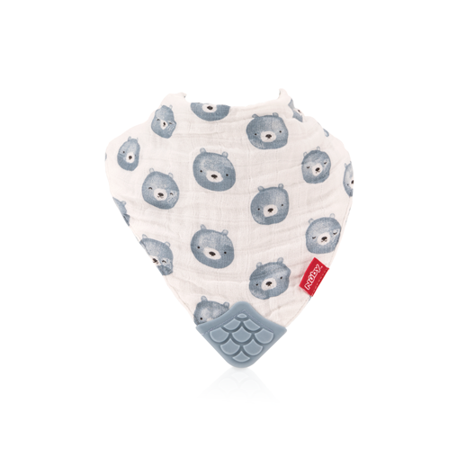 100% Natural Cotton Muslin Teething Bib