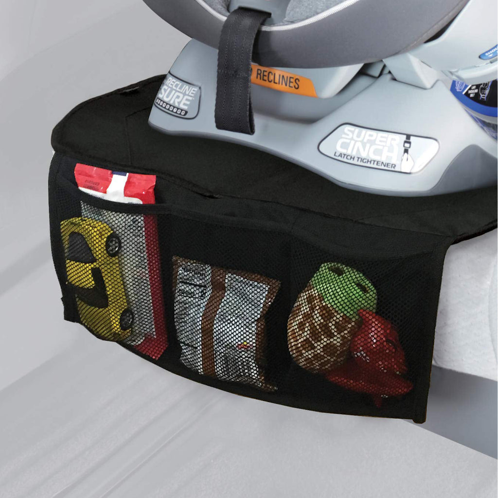 Car Seat Protector with Storage Pouch