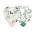 100% Natural Cotton Muslin Teething Bib (2 Pack)