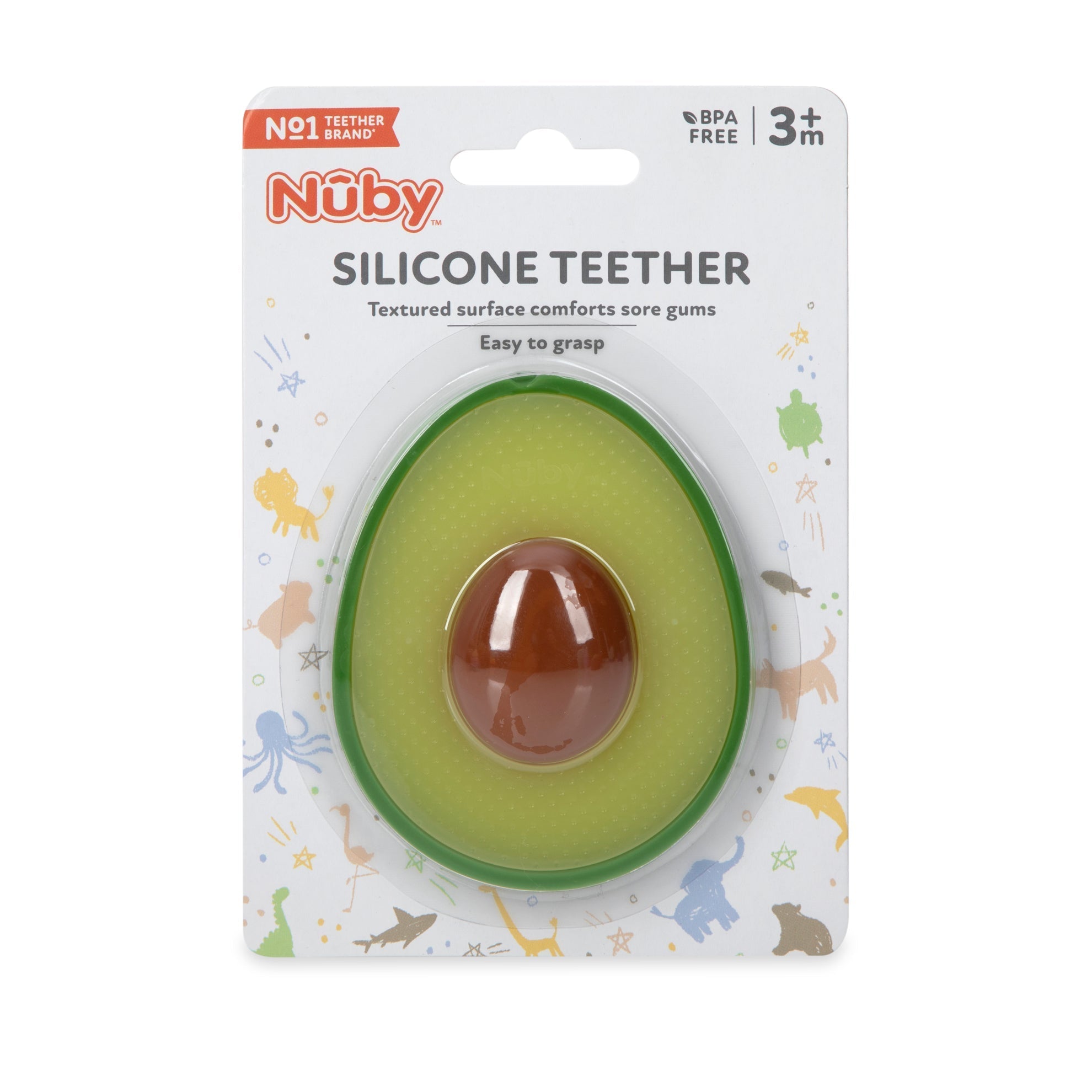 Avocado Silicone Teether