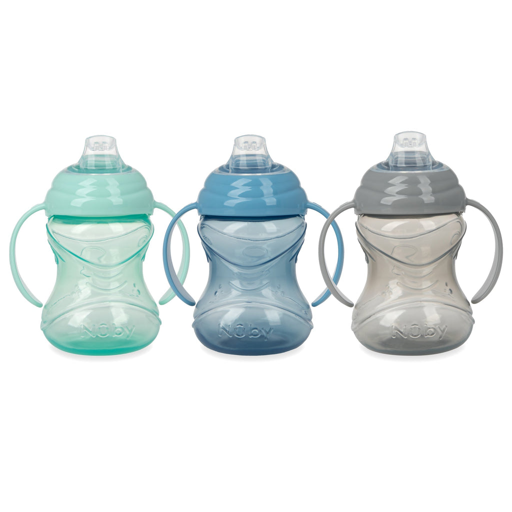 Clik-It Soft Spout Grip N' Sip Trainer Cup (3 Pack)