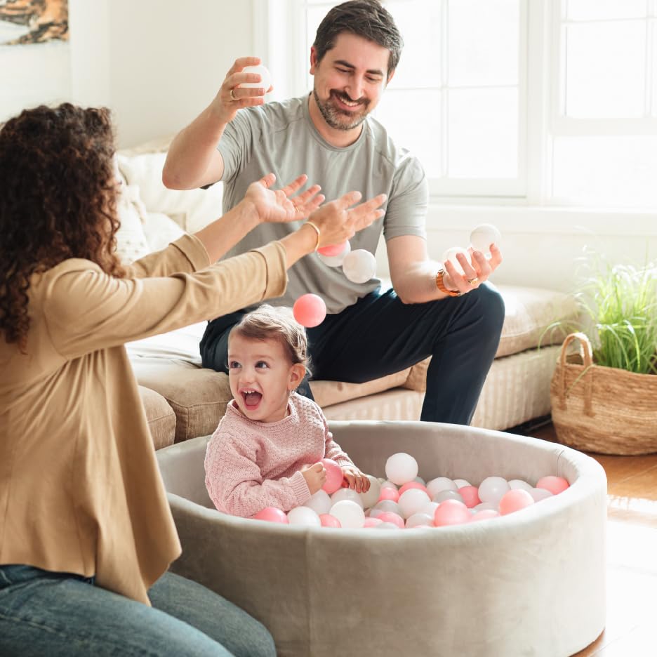 Kids' Ball Pit for Home with 200 Balls | Pink