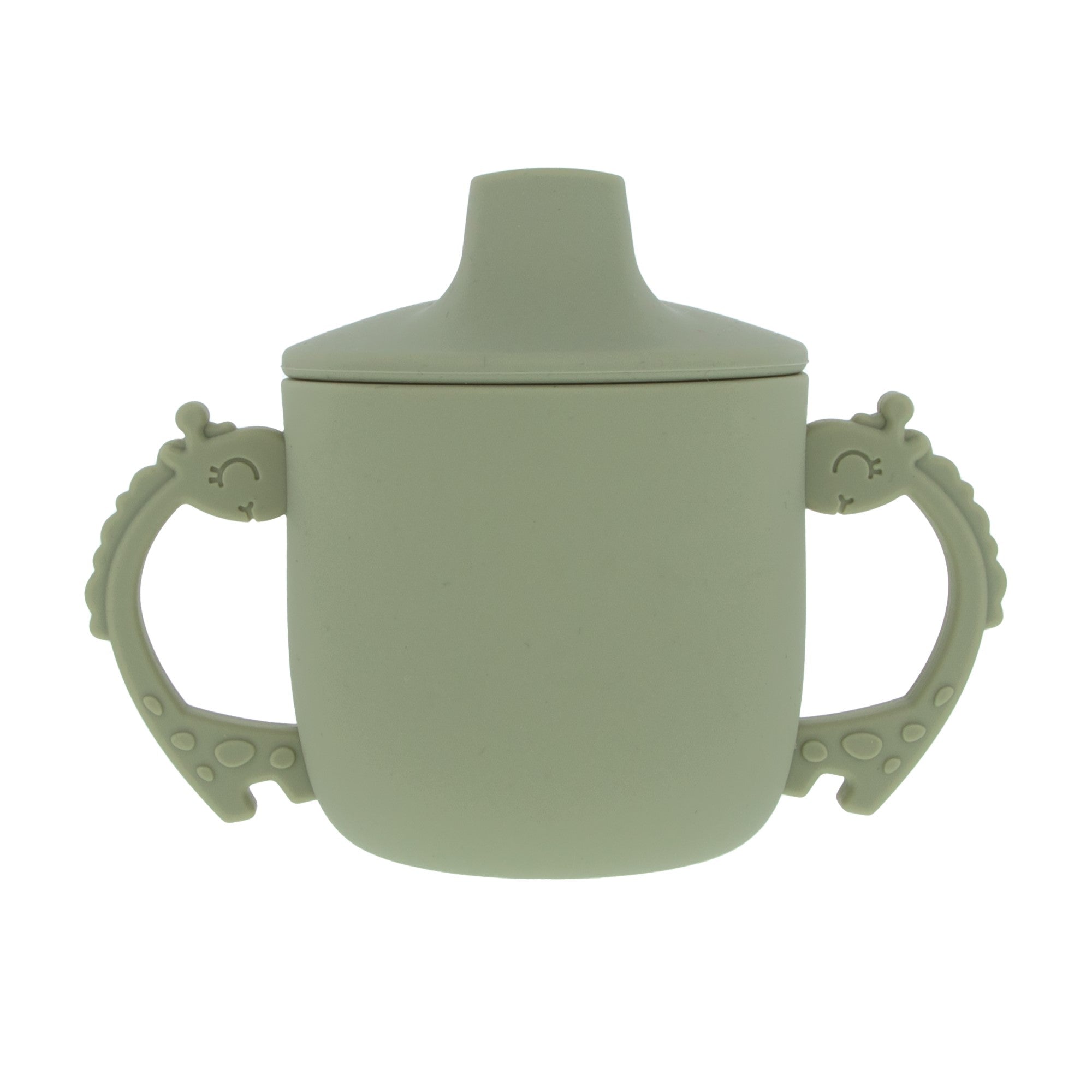Animal Friends Two-Handle Silicone Sippy Cup