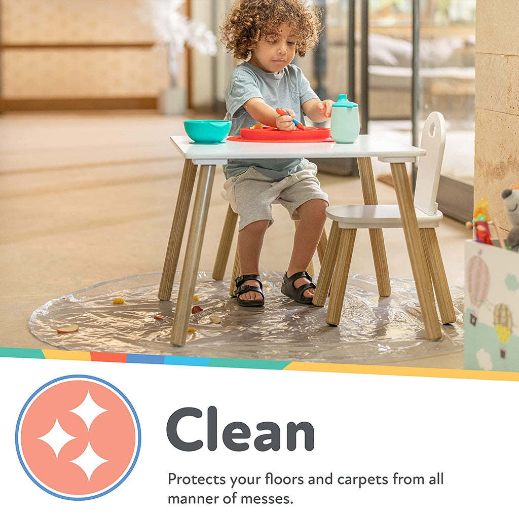 No-Mess Mealtime Floor Mat