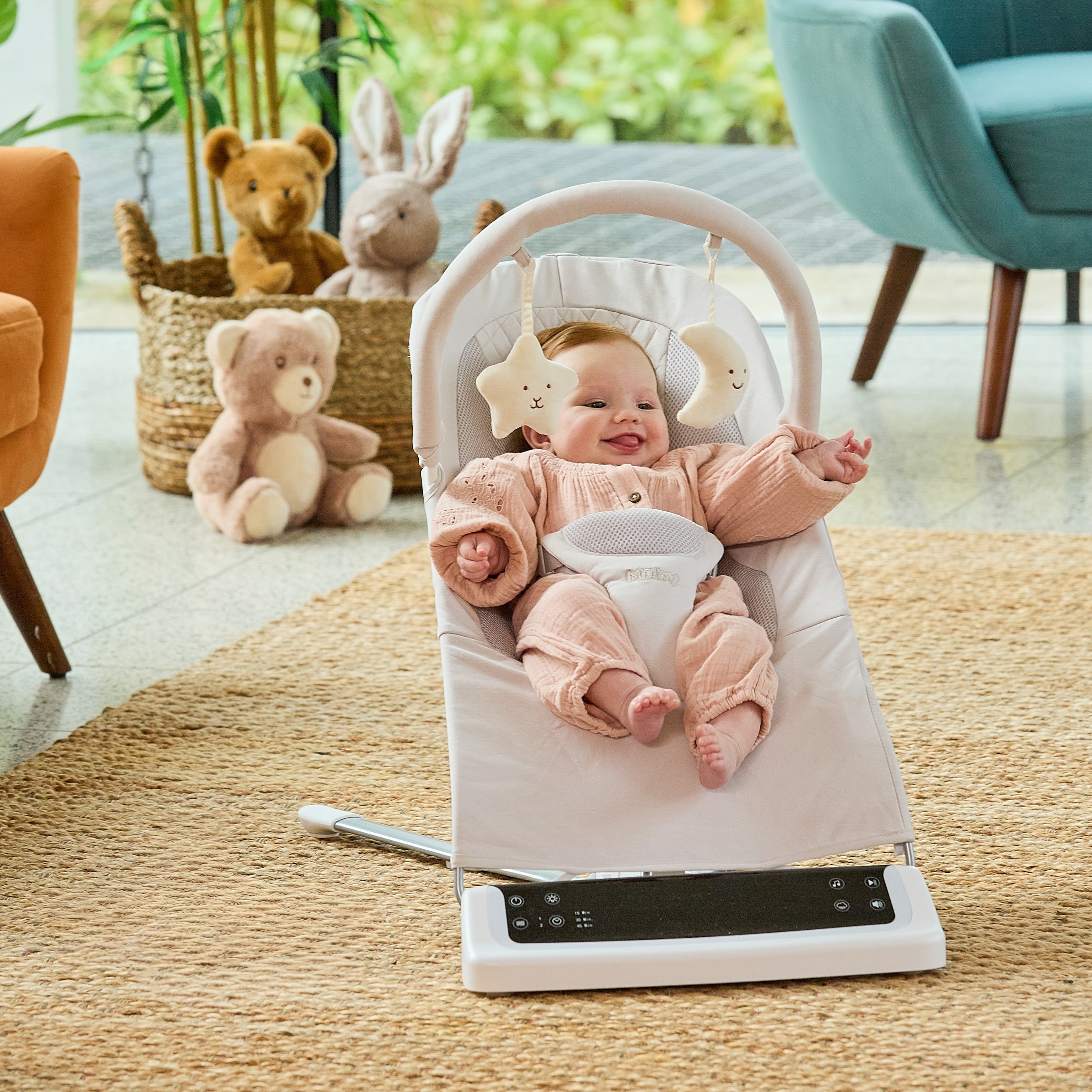 Deluxe Baby Bouncer Seat | Beige