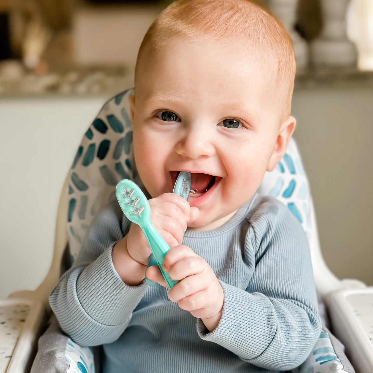 Baby's First Spoons | Green, Red, & Blue