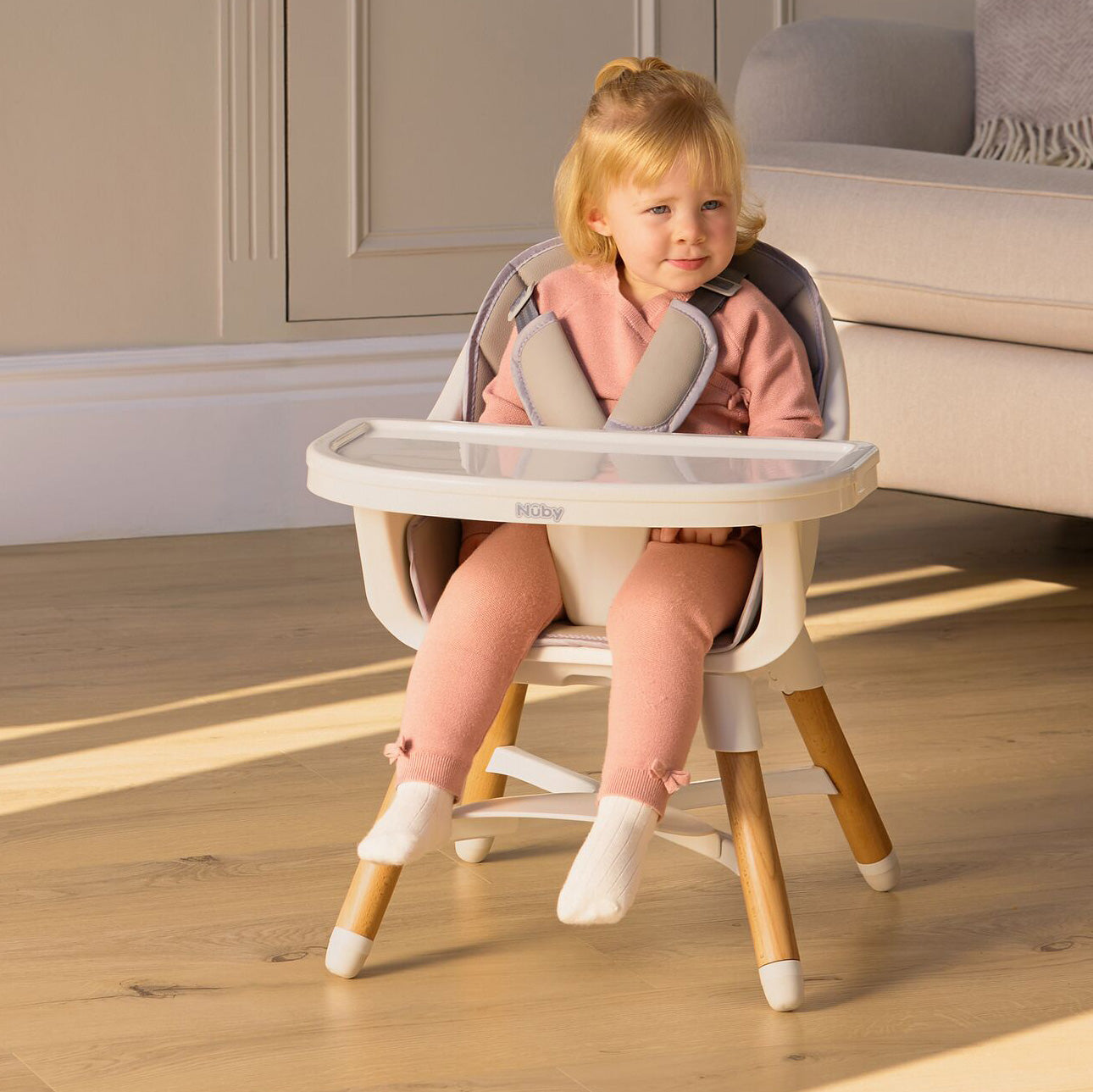 4-in-1 Multi-Use High Chair | Dark Beige