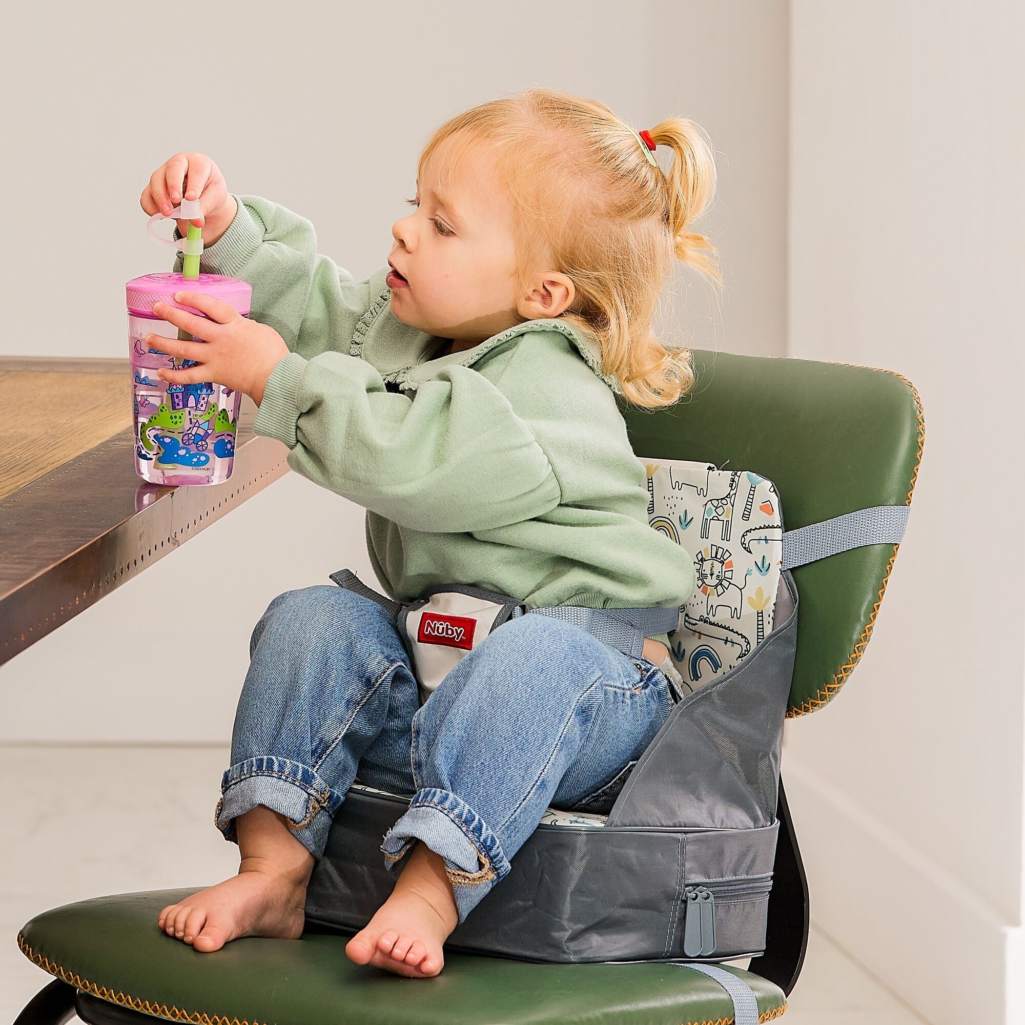 Easy Go High Chair Booster Seat | Animals