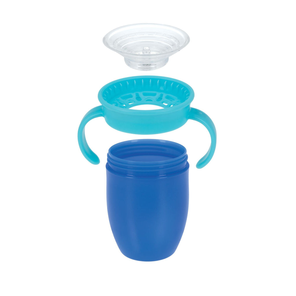 360 Wonder Cup with Handles (2 Pack - 5 oz) | Blue/Red
