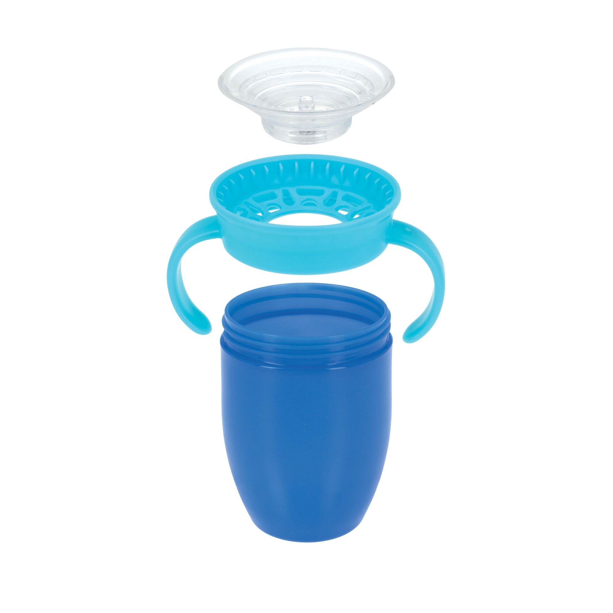 360 Wonder Cup with Handles (3 Pack - 7 oz) | Blue/Red/Aqua