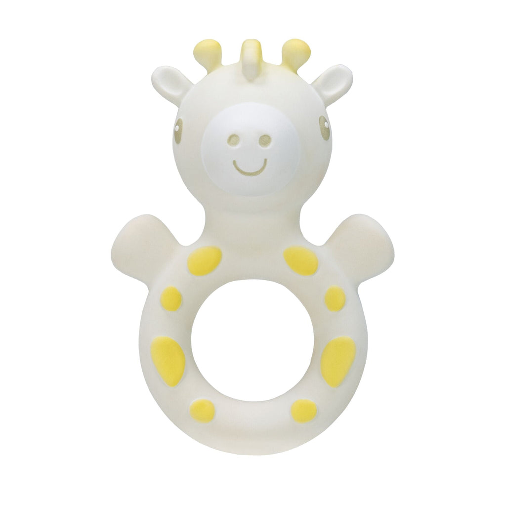Jackie the Giraffe Natural Rubber Teething Ring | Giraffe